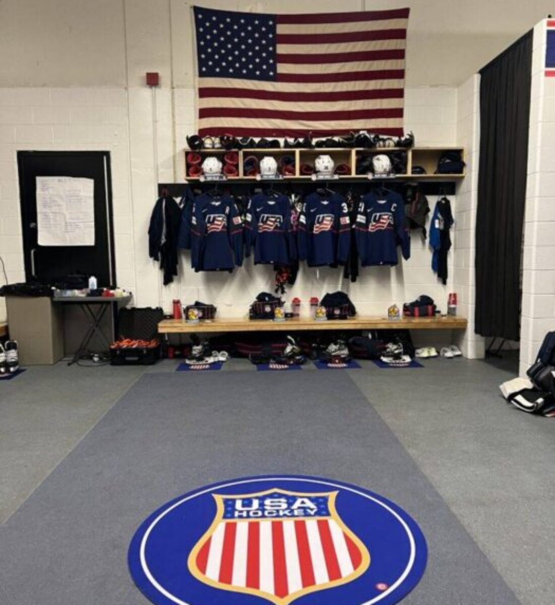 usa locker room